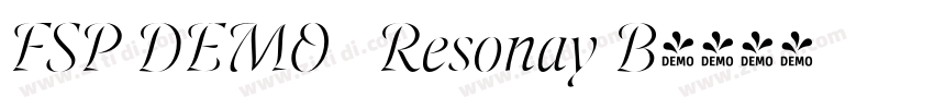 FSP DEMO   Resonay B字体转换
